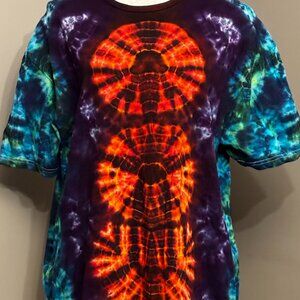 HOMEMADE: Tie-dye T-shirt Gilden Brand Mens XL